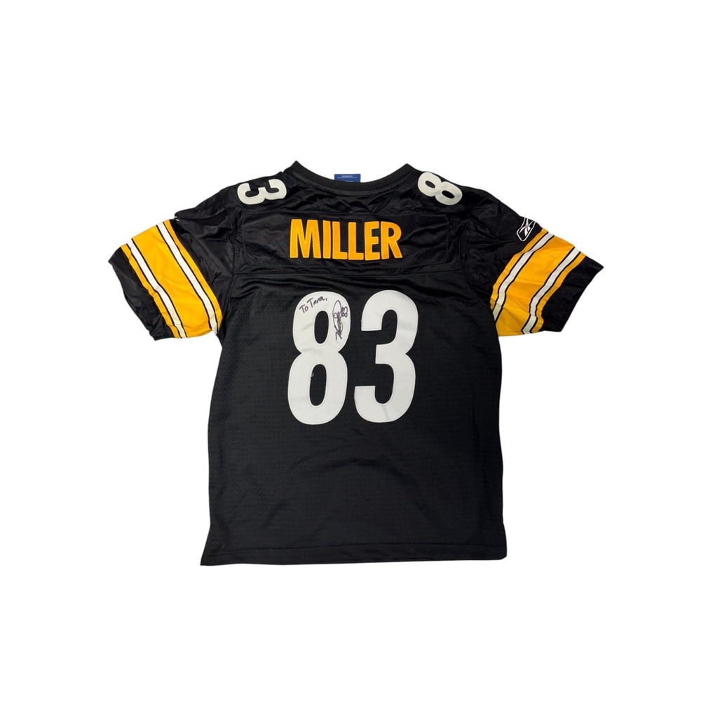 Reebok Heath Miller #83 Pittsburgh Steelers Women's Size S NFL Black Jersey - Picture 2 of 6